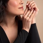 Bague Flower Power Or Jaune Emeraude Diamant - Bagues vintage Femme | Marc Orian