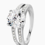 Solitaire Or Blanc Oxyde De Zirconium - Solitaires Femme | Marc Orian