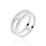 Bague Hermione Argent Blanc Oxyde De Zirconium - Bijoux fantaisie Femme | Marc Orian