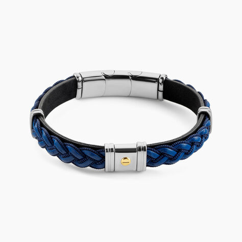 Bracelet Jourdan Trenza Acier Bicolore - Bracelets cha&icirc;nes Homme | Marc Orian