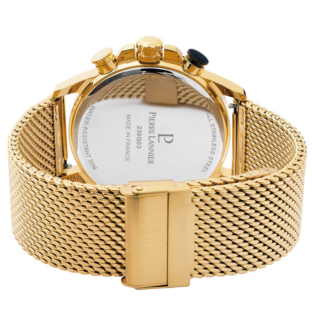 Montre Pierre Lannier Sentinelle Noir - Montres étanches Homme | Marc Orian