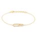 Bracelet Plaqué Or Mietta Oxydes De Zirconium - Bracelets chaînes Femme | Marc Orian