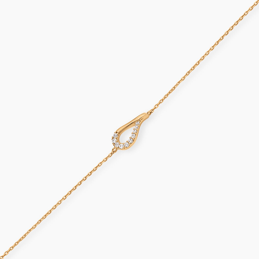 Bracelet Monia Plaqu&eacute; Or Jaune Oxyde De Zirconium - Bracelets fantaisie Femme | Marc Orian