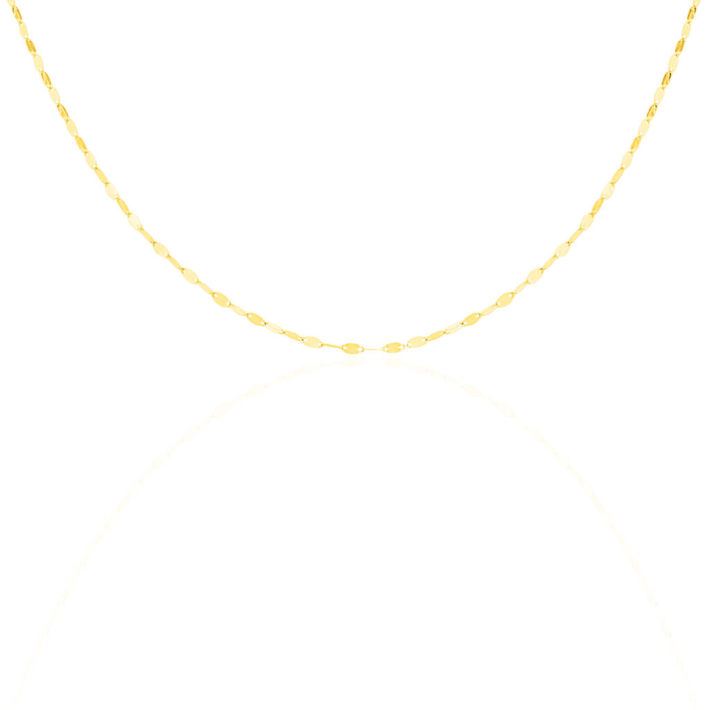 Chaîne Camelie Maille Lumina Or Jaune - Chaines Femme | Marc Orian