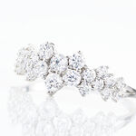 Bague Tokyo Or Blanc Oxyde De Zirconium - Bagues avec pierre Femme | Marc Orian