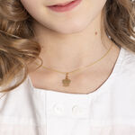 Pendentif Hallie Ange Dentelle Or Jaune - Pendentifs Enfant | Marc Orian