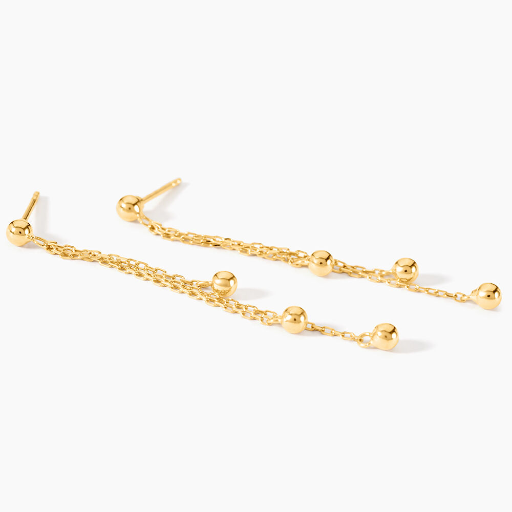 Boucles D'Oreilles Pendantes Brooks Or Jaune - Pendantes Femme | Marc Orian
