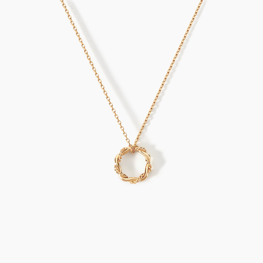 Collier Intertwined Plaqu&eacute; Or Jaune - Colliers ete Femme | Marc Orian