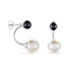 Boucles D'oreilles Pendantes Alyson Argent Blanc C&eacute;ramique - Pendantes Femme | Marc Orian
