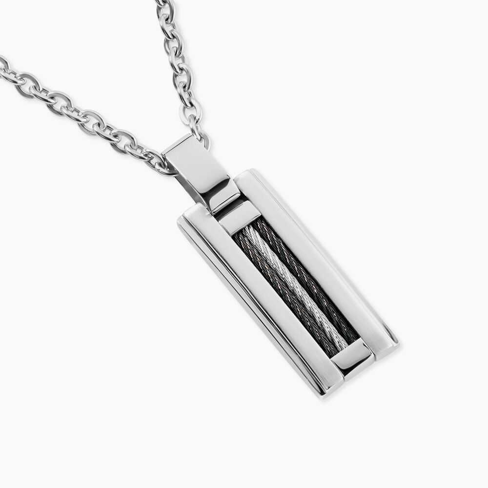 Collier Acier Bicolore - Colliers fantaisie Homme | Marc Orian