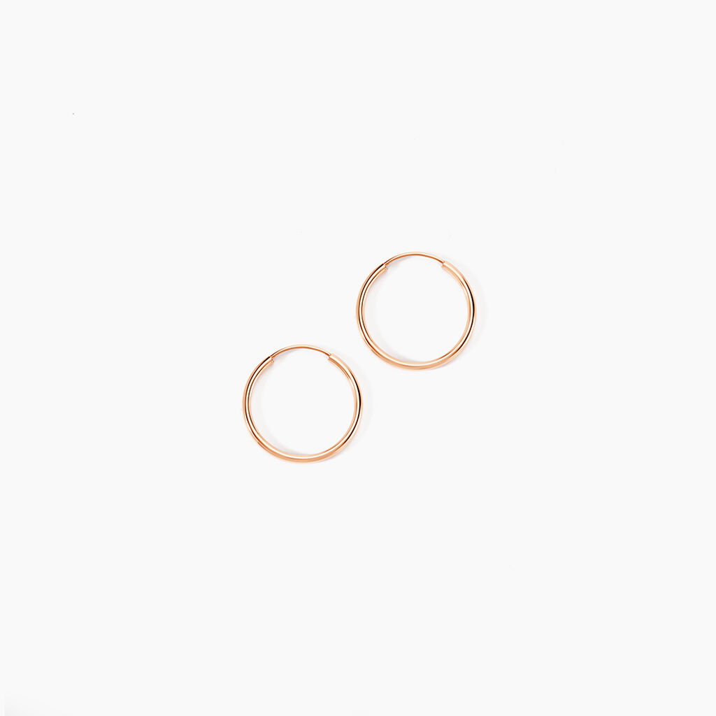 Créoles Dominae Or Rose - Créoles Femme | Marc Orian