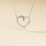 Collier Miliza Argent Blanc Oxyde De Zirconium - Colliers avec pierres Femme | Marc Orian