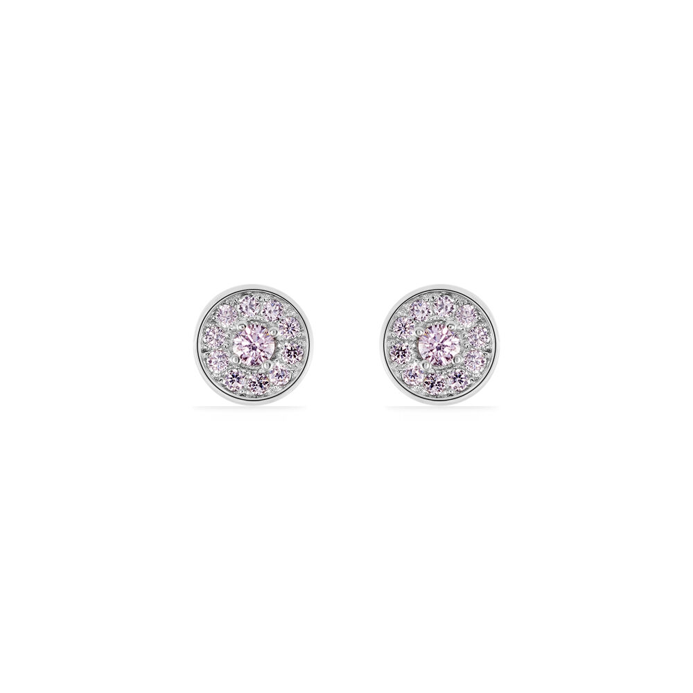 Boucles D'oreilles Puces Auxana Argent Blanc Oxyde De Zirconium - Puces Femme | Marc Orian