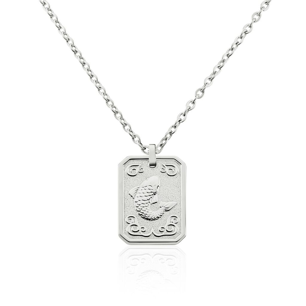 Collier Phebus Him Acier - Colliers fantaisie Homme | Marc Orian