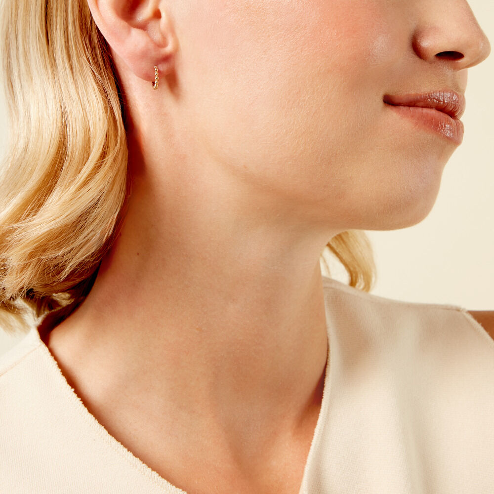 Créoles Flick Or Jaune - Créoles Femme | Marc Orian