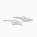 Boucles D'oreilles Pendantes Aitana Argent Blanc - Pendantes Femme | Marc Orian