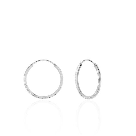 Cr&eacute;oles Valerina Or Blanc - Cr&eacute;oles Femme | Marc Orian