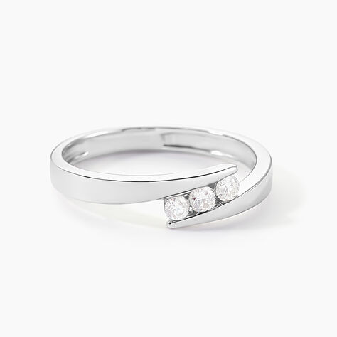Bague Galya Or Blanc Diamant - Bagues fian&ccedil;ailles Femme | Marc Orian