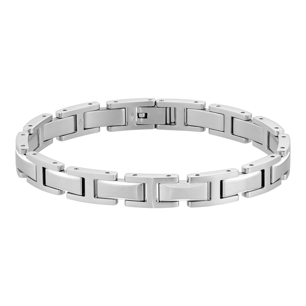 Bracelet Boss Nolan Acier Blanc - Bracelets cha&icirc;nes Homme | Marc Orian