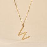 Pendentif Ionia Lettre Or Jaune - Pendentifs Famille | Marc Orian