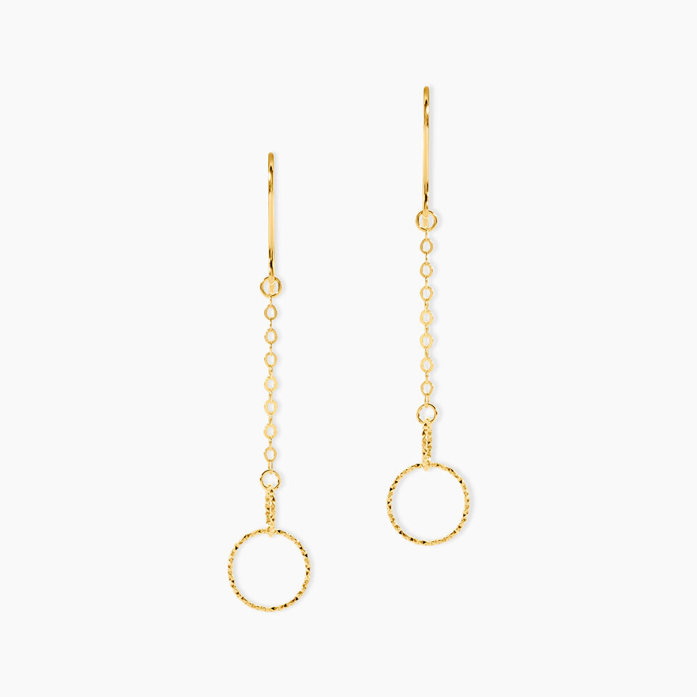 Boucles D'oreilles Pendantes Leonetta Or Jaune - Pendantes Femme | Marc Orian