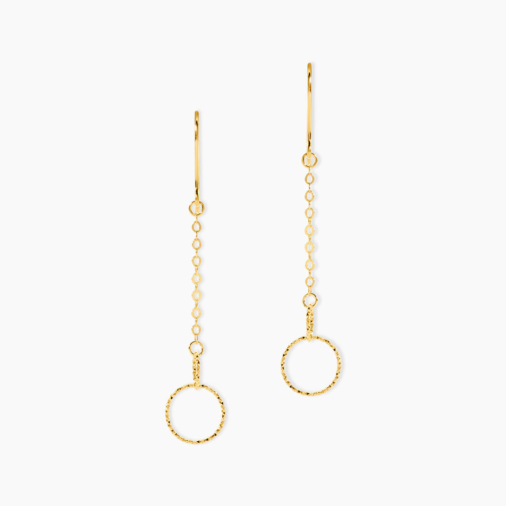 Boucles D'oreilles Pendantes Leonetta Or Jaune - Pendantes Femme | Marc Orian