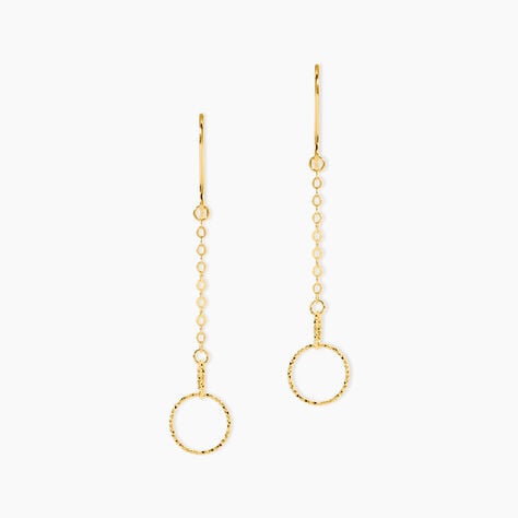 Boucles D'oreilles Pendantes Leonetta Or Jaune - Pendantes Femme | Marc Orian