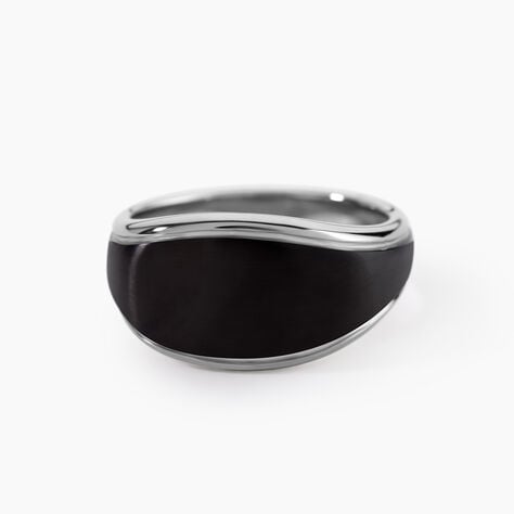 Bague Otis Acier Argent&eacute; - Bijoux fantaisie Homme | Marc Orian