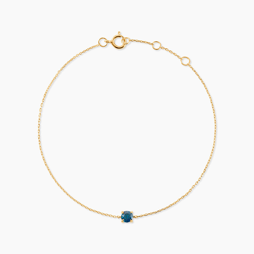 Bracelet Sa&iuml;da Or Jaune Topaze - Bracelets cha&icirc;nes Femme | Marc Orian