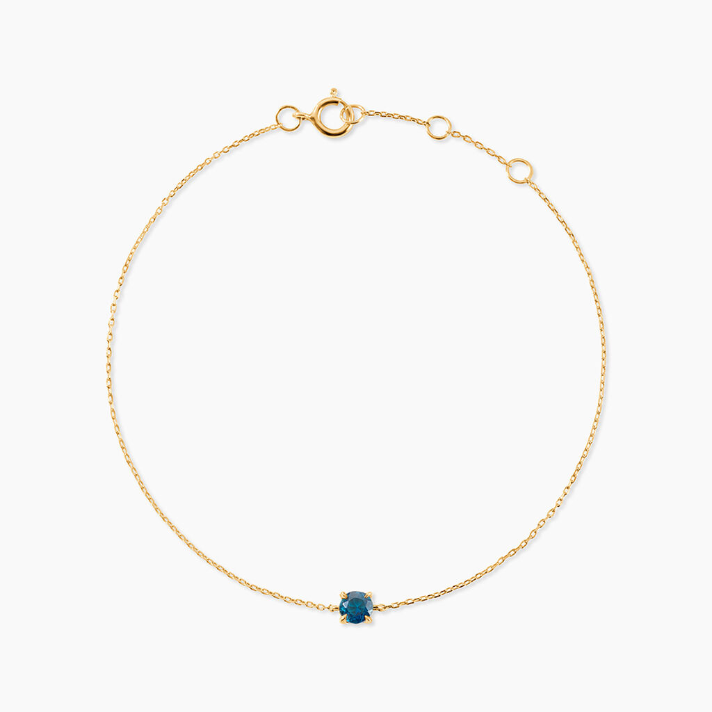 Bracelet Sa&iuml;da Or Jaune Topaze - Bracelets cha&icirc;nes Femme | Marc Orian