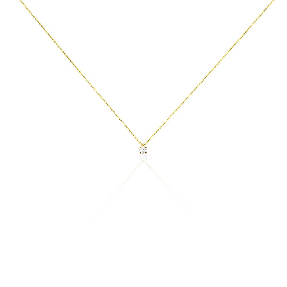 Collier Elfa Or Jaune Diamant - Colliers avec pierres Femme | Marc Orian