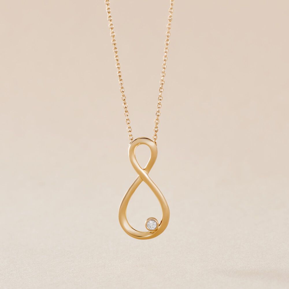 Collier Illes Or Jaune Diamant - Colliers avec pierres Femme | Marc Orian