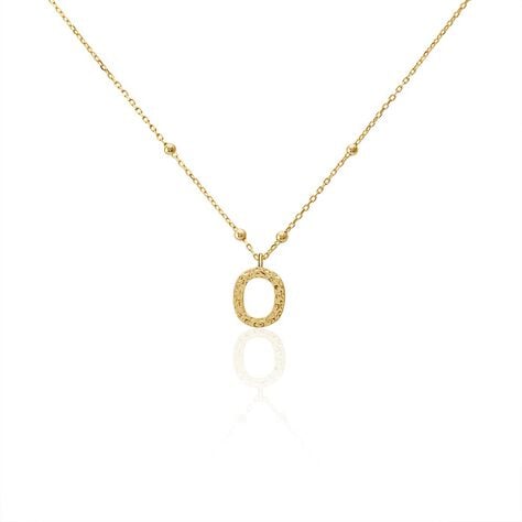 Collier Plaqué Or Jaune Lettra - Colliers fantaisie Femme | Marc Orian