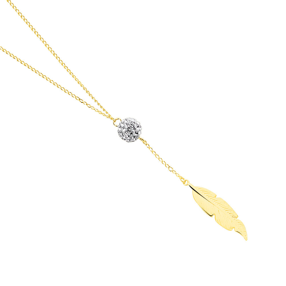 Collier Powoo Or Jaune Strass -  Femme | Marc Orian