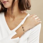 Bracelet Argent Blanc Fallone Ambres - Bracelets cha&icirc;nes Femme | Marc Orian