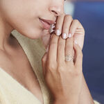 Bague Lucianise Or Jaune Oxyde De Zirconium - Bagues avec pierre Femme | Marc Orian