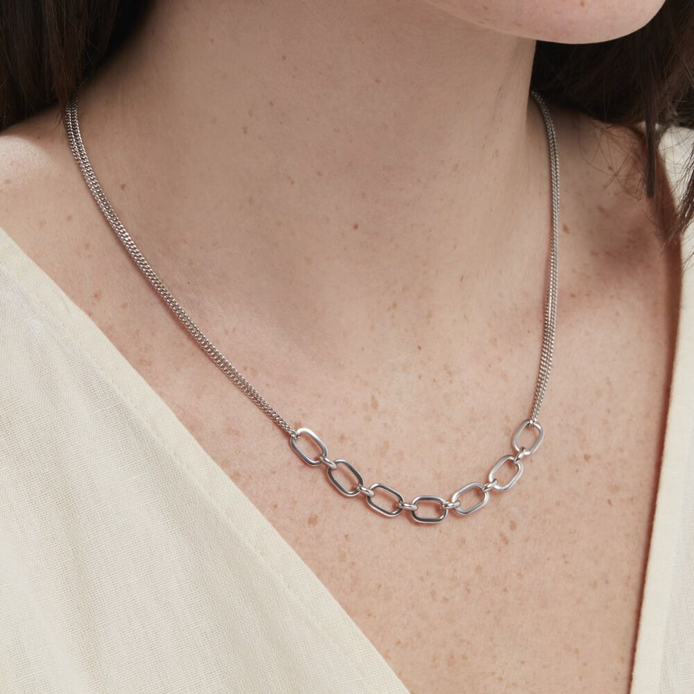 Collier Argent Blanc Nos - Colliers Femme | Marc Orian