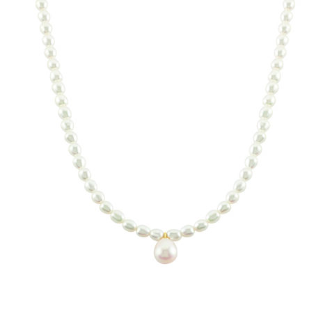 Collier Stella-rose Or Jaune Perle De Culture - Colliers avec pierres Femme | Marc Orian