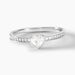 Bague Solitaire Mathylda Argent Blanc Oxyde De Zirconium - Solitaires Femme | Marc Orian