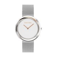 Montre Calvin Klein Twisted Bezel Blanc