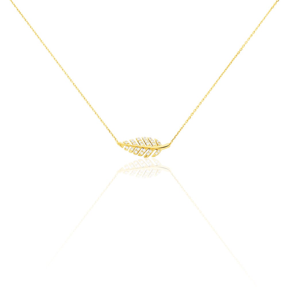 Collier Tourkia Or Jaune Oxyde De Zirconium - Colliers avec pierres Femme | Marc Orian
