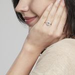 Bague Allande Or Jaune Topaze Et Oxyde De Zirconium - Bagues pierres fines Femme | Marc Orian