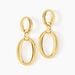 Boucles D'oreilles Pendantes Zeilah Acier Jaune - Pendantes Femme | Marc Orian