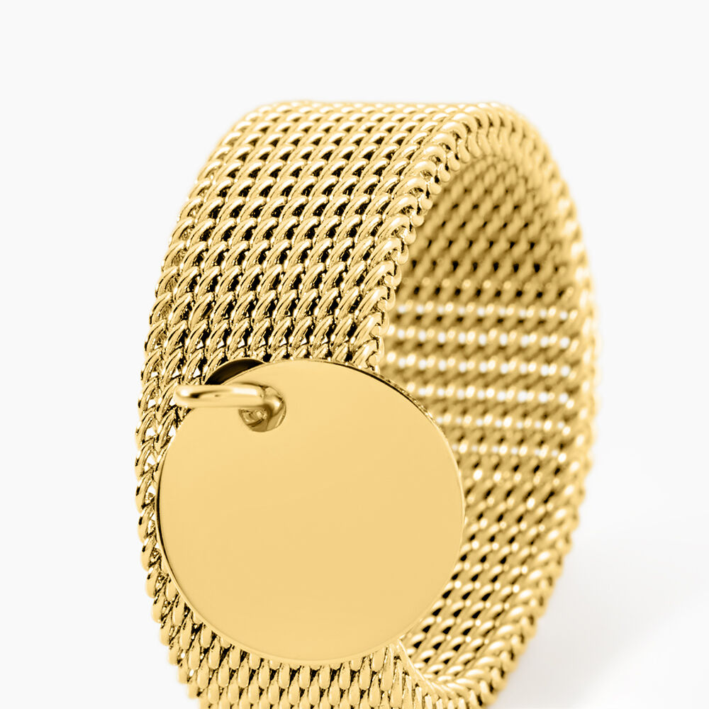 Bague Tijuana Acier Jaune - Bijoux fantaisie Femme | Marc Orian