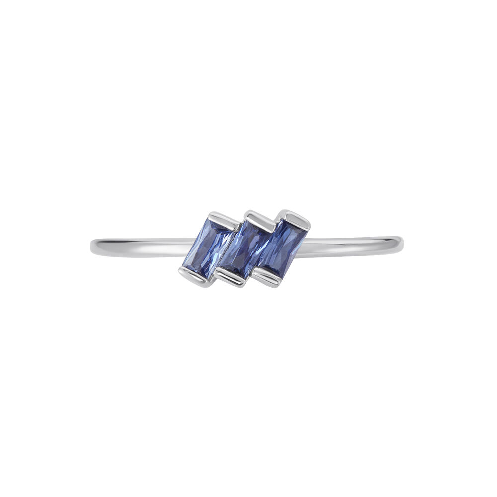 Bague Andy Argent Blanc Oxyde De Zirconium - Bagues avec pierre Femme | Marc Orian