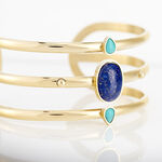 Bracelet Jonc Melissane Acier Jaune Pierre De Synthese - Bracelets joncs Femme | Marc Orian