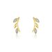 Boucles D'oreilles Puces Laverna Or Jaune Diamant - Puces Femme | Marc Orian