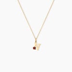 Pendentif Helidie Coccinelle Lettre Or Jaune - Pendentifs Enfant | Marc Orian