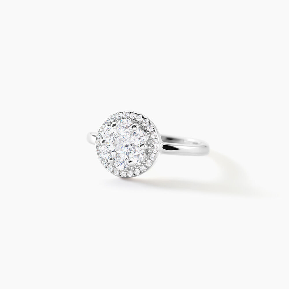 Bague Eryne Argent Blanc Oxyde De Zirconium - Bijoux fantaisie Femme | Marc Orian