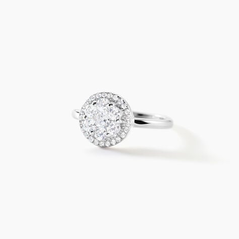 Bague Eryne Argent Blanc Oxyde De Zirconium - Bijoux fantaisie Femme | Marc Orian